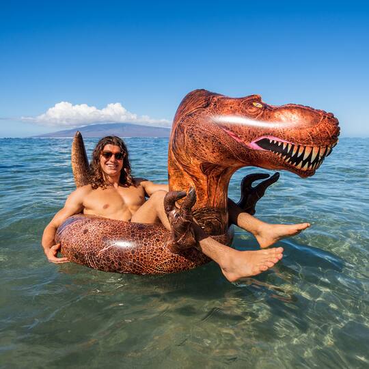 PoolCandy RealPrint® T-Rex Dinosaur Jumbo Pool Tube